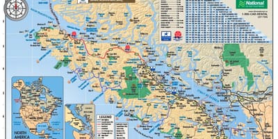 ਨਕਸ਼ਾ ਦੇ ਵੈਨਕੂਵਰ island ਪਾਰਕ ਆਰ. ਵੀ.