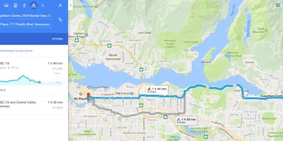 Translink ਸਾਈਕਲ ਨਕਸ਼ਾ