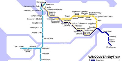 ਨਕਸ਼ਾ ਦੇ yvr ਸਕਾਈ